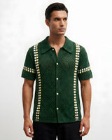 Capri Pointelle Knit Shirt view 2
