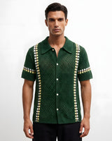 Capri Pointelle Knit Shirt view 1