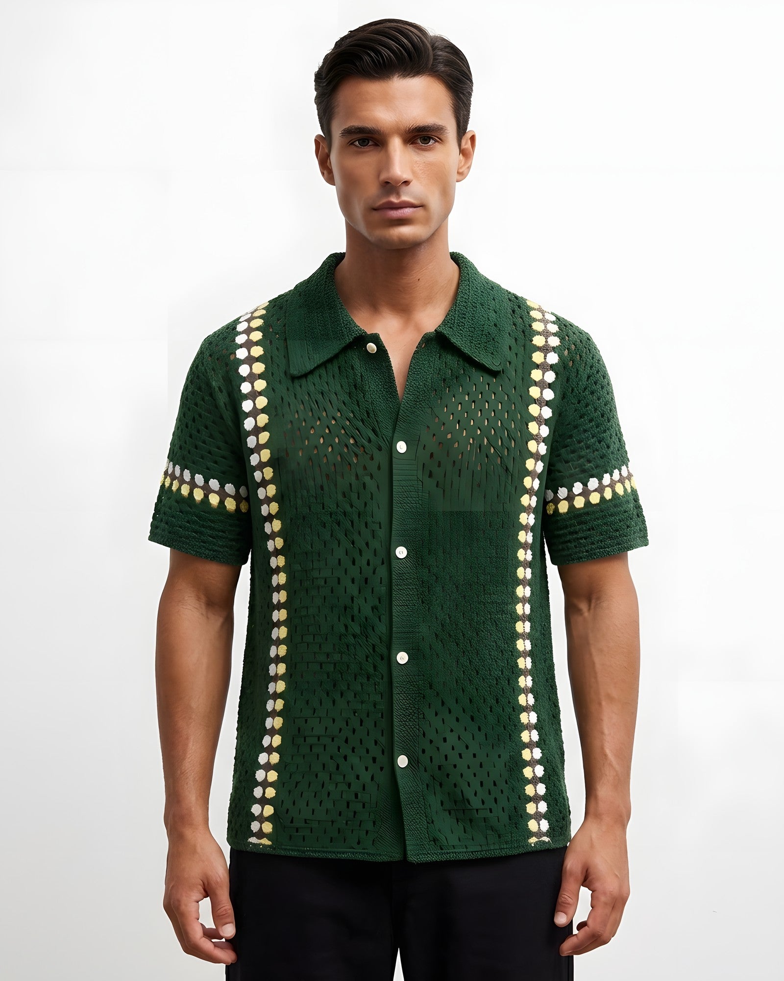 Capri Pointelle Knit Shirt