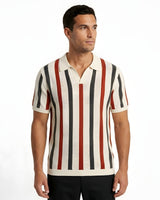 Portofino Striped Knit Polo view 2