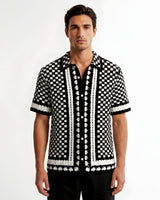 Lido Checkerboard Crochet Shirt view 1