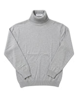 Milano Fine-Gauge Knit Turtleneck - Grey view 1