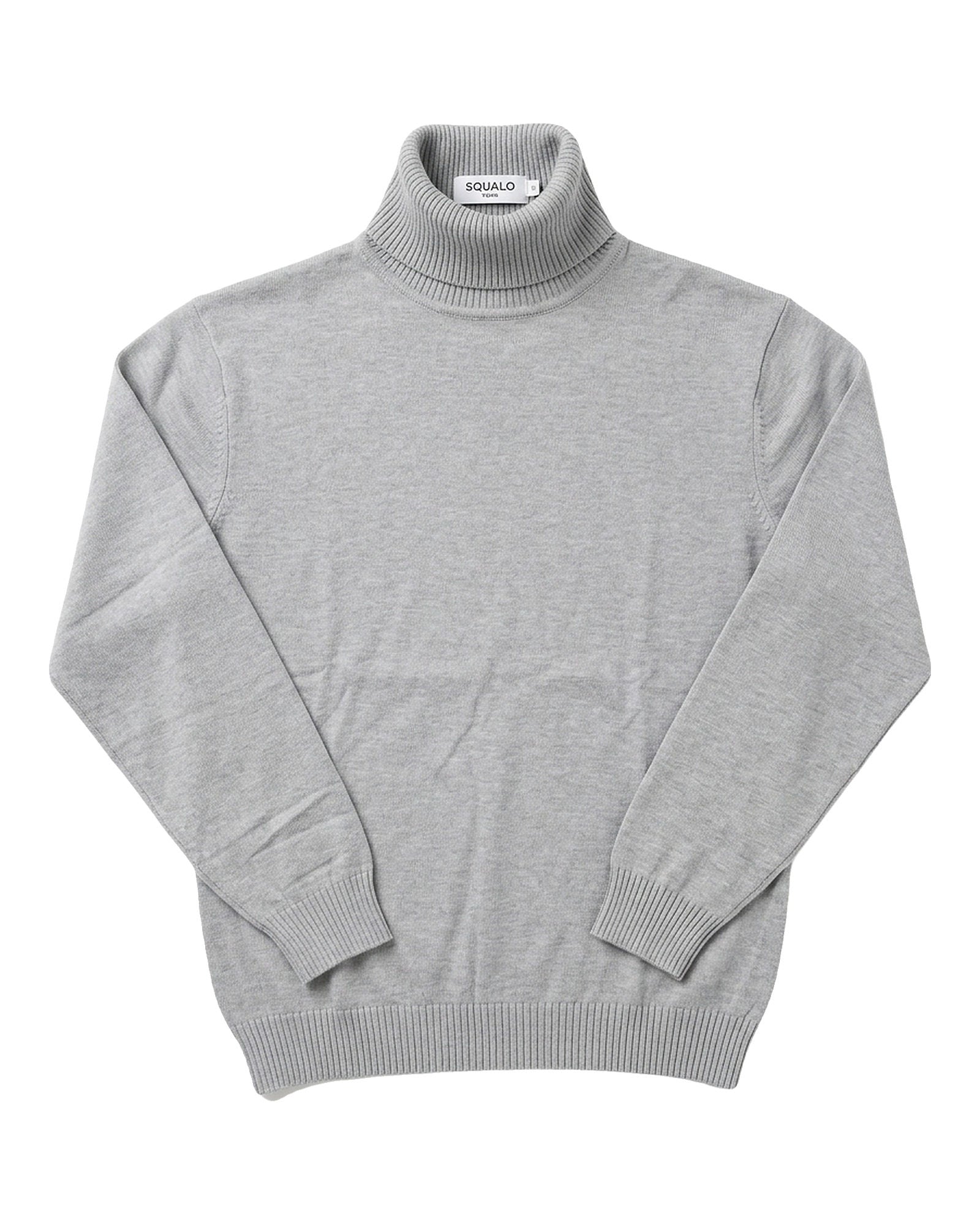 Milano Fine-Gauge Knit Turtleneck - Grey