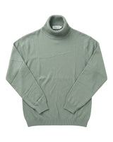 Milano Fine-Gauge Knit Turtleneck - Sage Green view 4