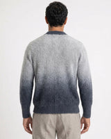 Cortina Brushed Ombre Knit Cardigan - Charcoal view 3