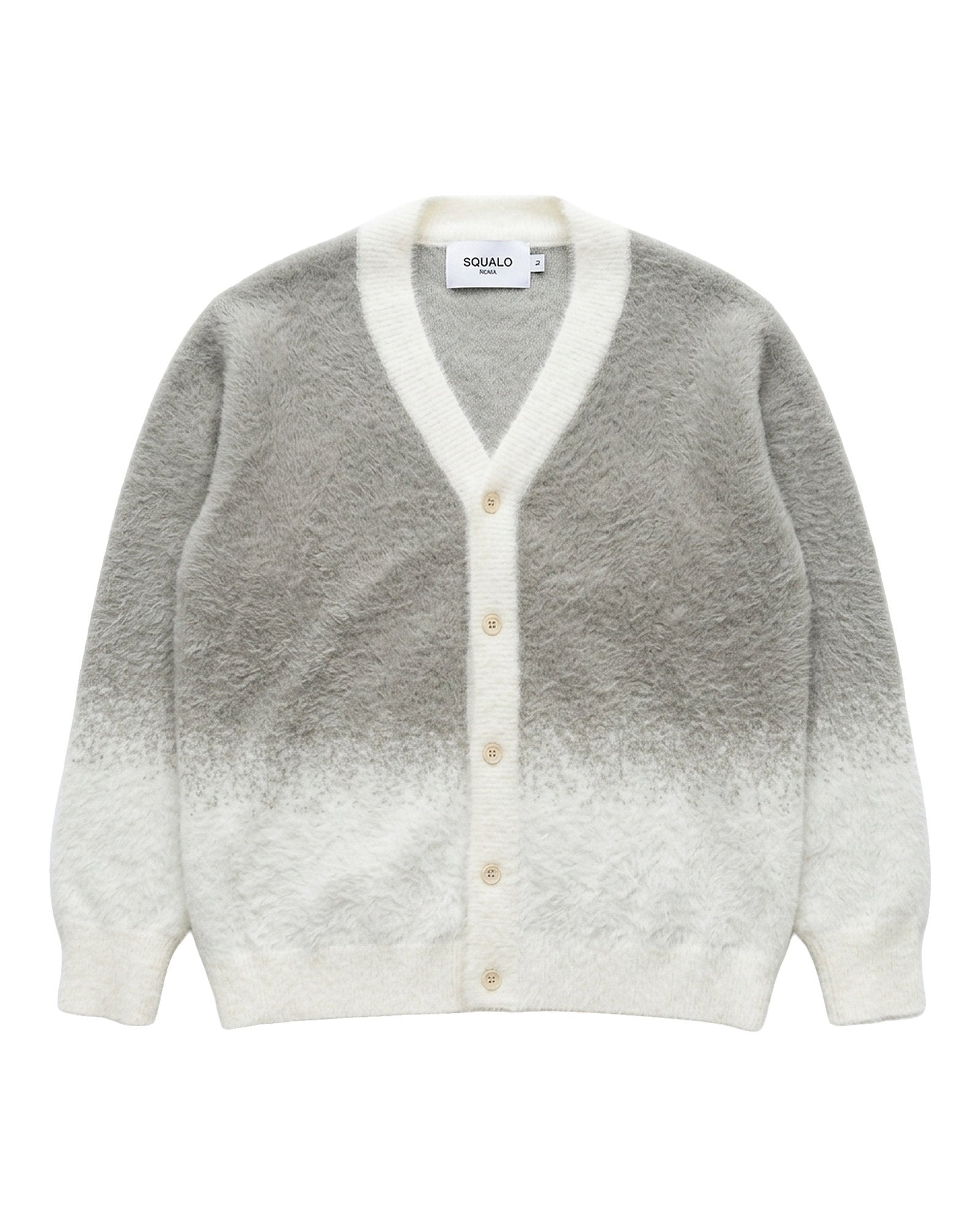 Cortina Brushed Ombre Knit Cardigan - Grey