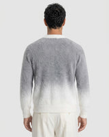 Cortina Brushed Ombre Knit Cardigan - Grey view 3