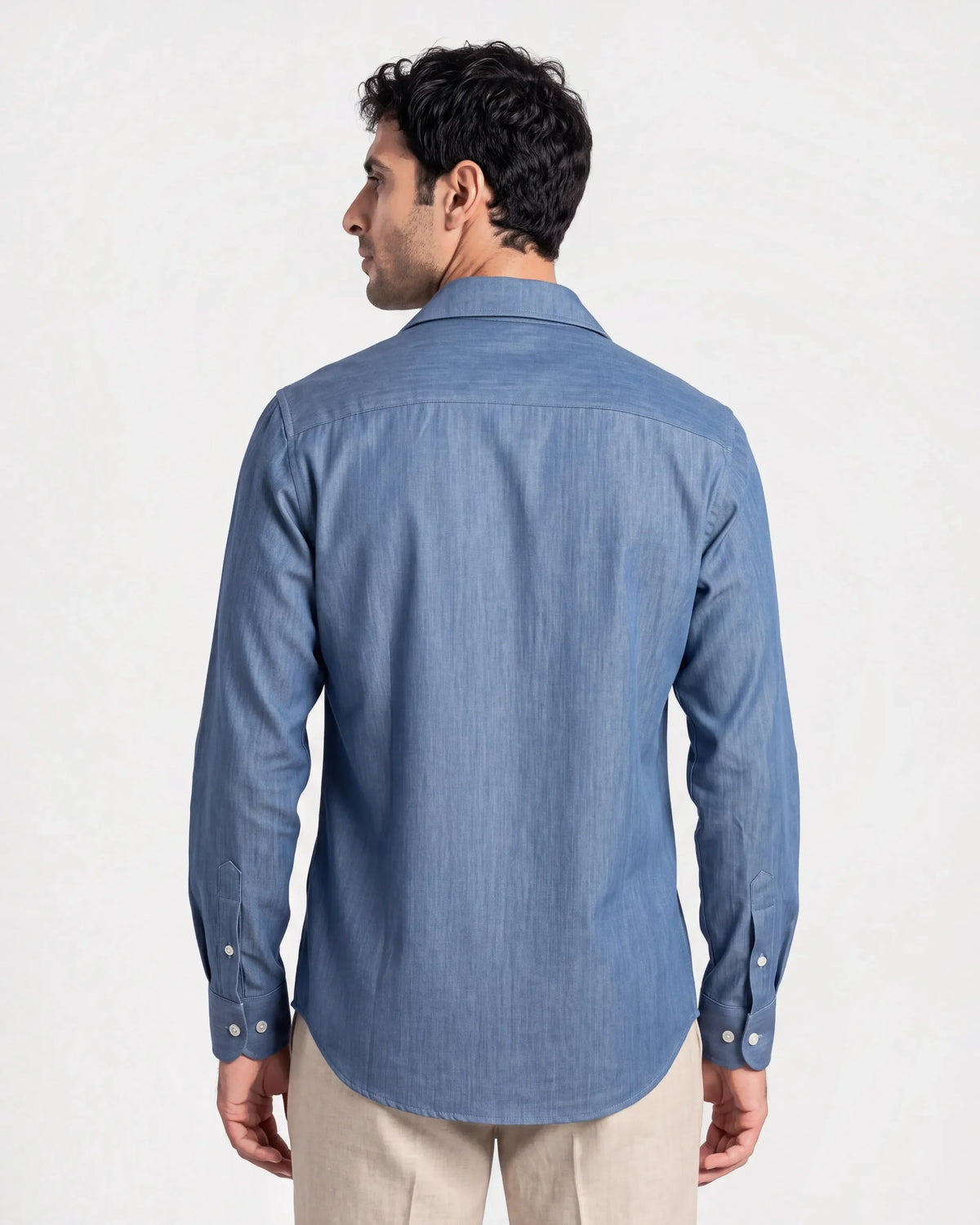 Chambray Shirt, Light Blue