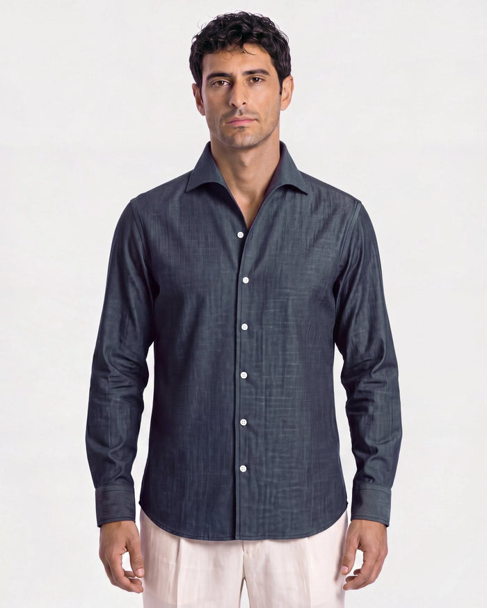 Chambray Shirt, Indigo