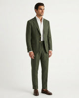 Linen Blazer - Olive view 4