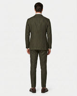 Linen Blazer - Olive view 5