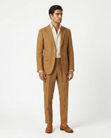 Linen Blazer - Cognac view 4