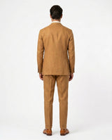 Linen Blazer - Cognac view 5