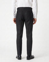 Pleated Linen Trouser - Charcoal view 2