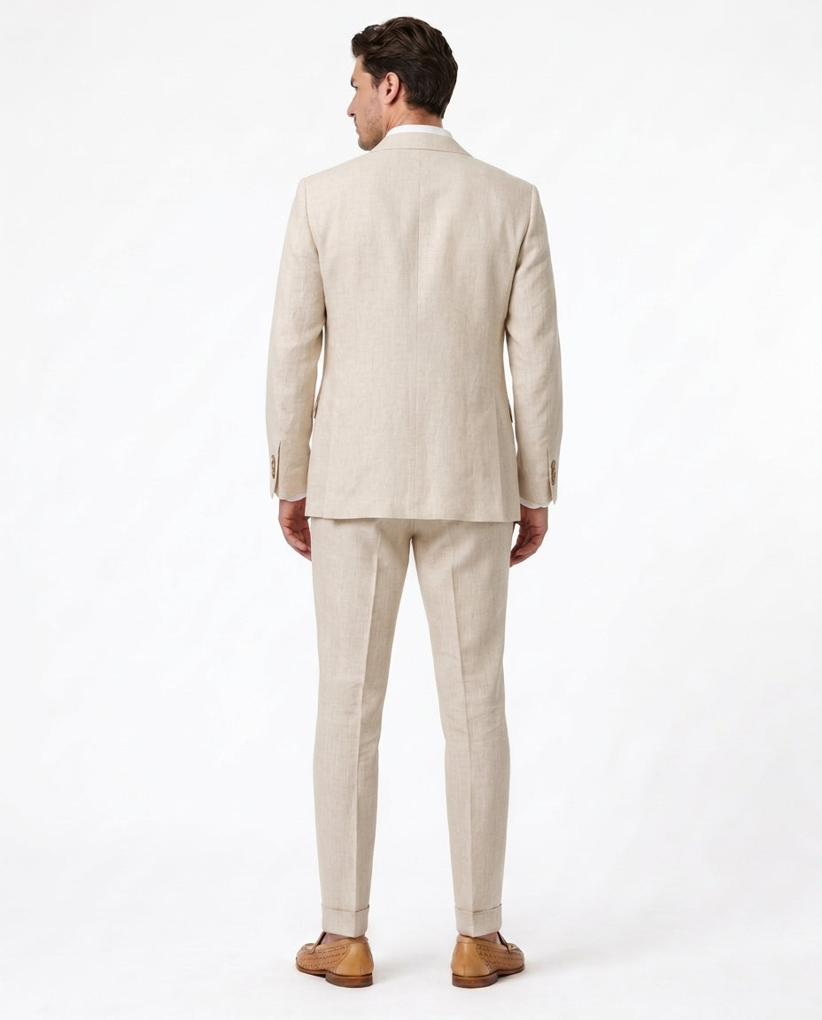 Linen Blazer - Natural