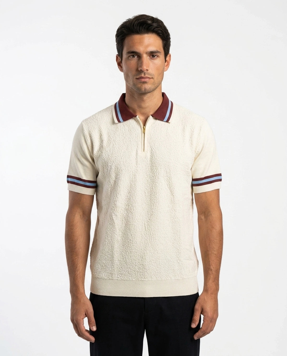 Structured Knit Polo