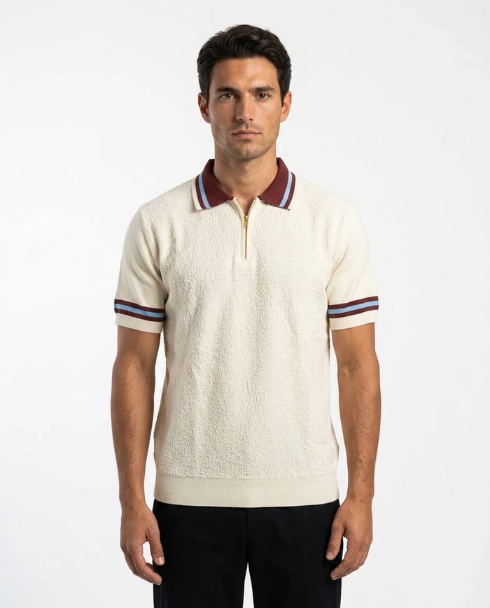 Structured Knit Polo
