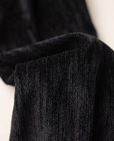 Venezia Pleated Velvet Gurkha Trouser - Black view 8
