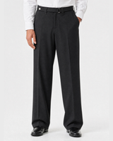 Wide-Leg Trousers, Black view 1