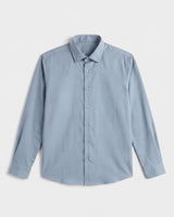 Fermo Non-Iron Stretch Long Sleeve Shirt - Grey view 4