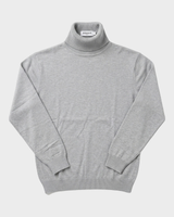 Milano Fine-Gauge Knit Turtleneck - Grey view 4