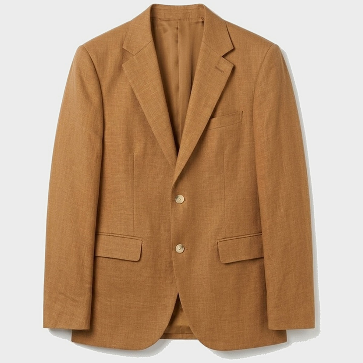 Linnen Blazer, Cognac