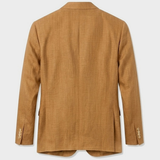 Linnen Blazer, Cognac view 4