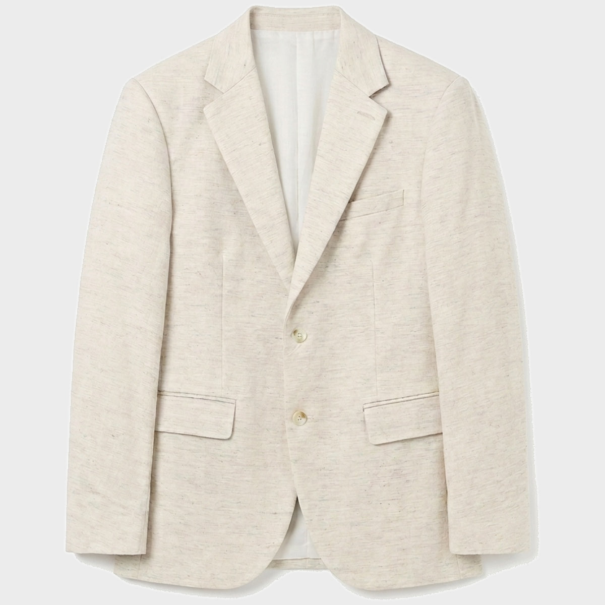 Linnen blazer, Naturel