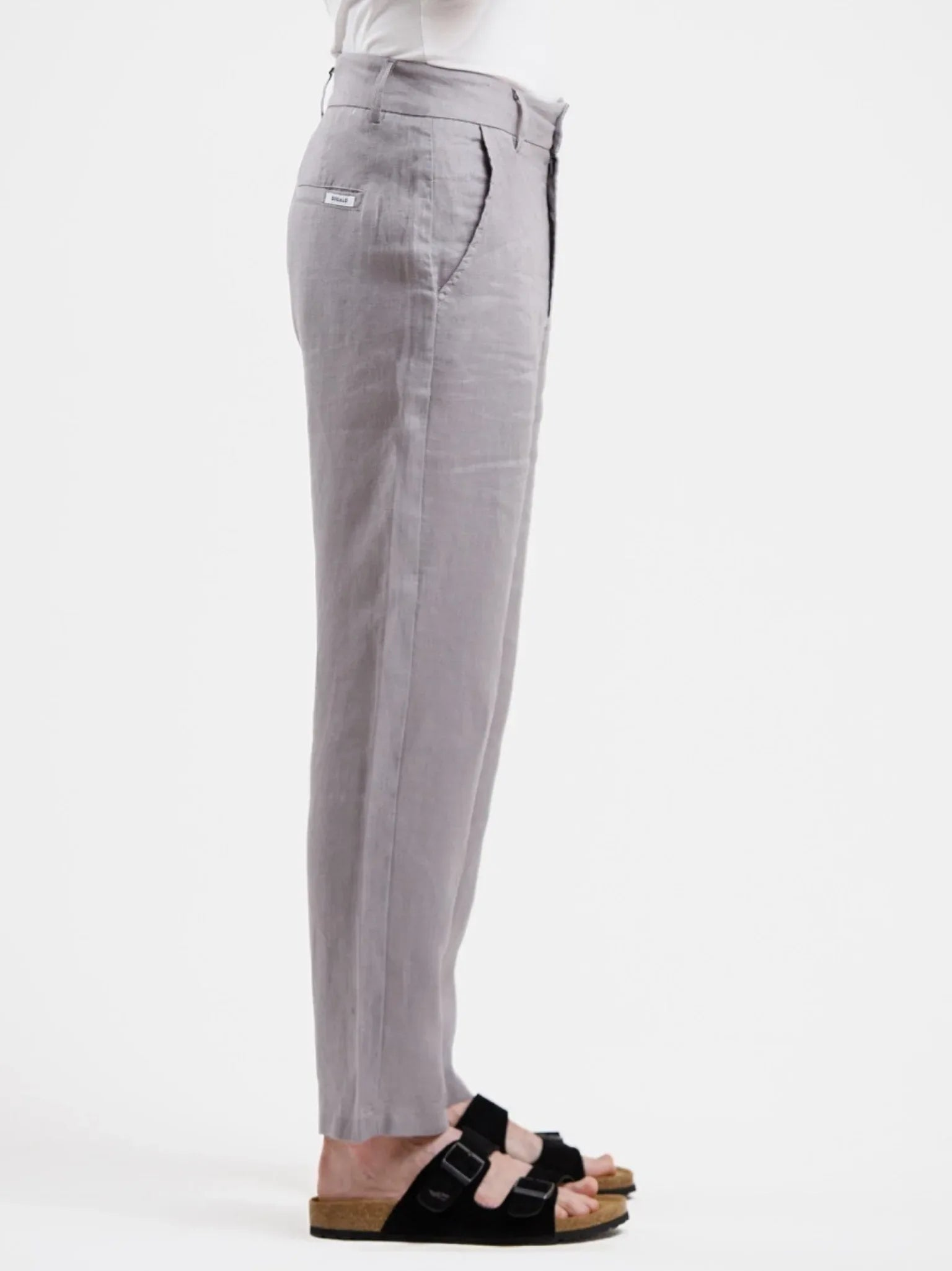 Linen Trousers, Grey