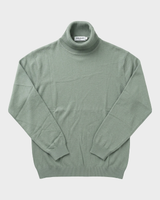 Milano Fine-Gauge Knit Turtleneck - Sage Green view 4