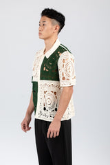 Mosaic Verde Knit Shirt view 2