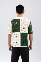 Mosaic Verde Knit Shirt view 4