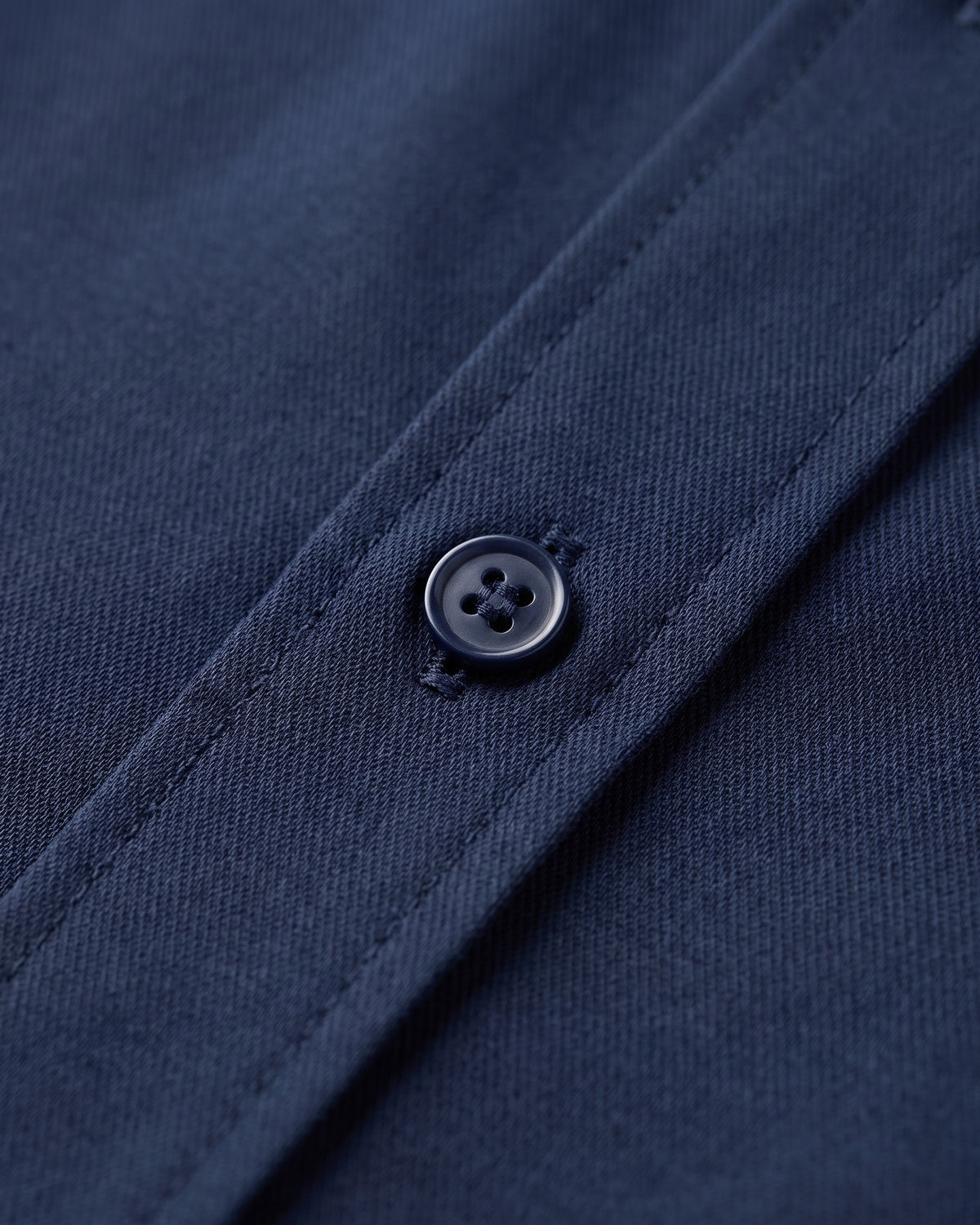 Fermo Non-Iron Stretch Long Sleeve Shirt - Navy