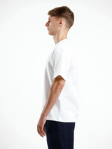 Oversized T-shirt met ronde hals, Wit view 3