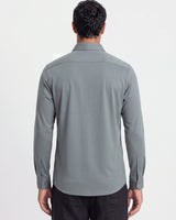 Fermo Non-Iron Stretch Long Sleeve Shirt - Sage view 3
