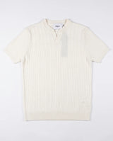 Ribbed Knit Tee - Cream view 4