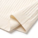 Ribbed Knit Tee - Cream view 5