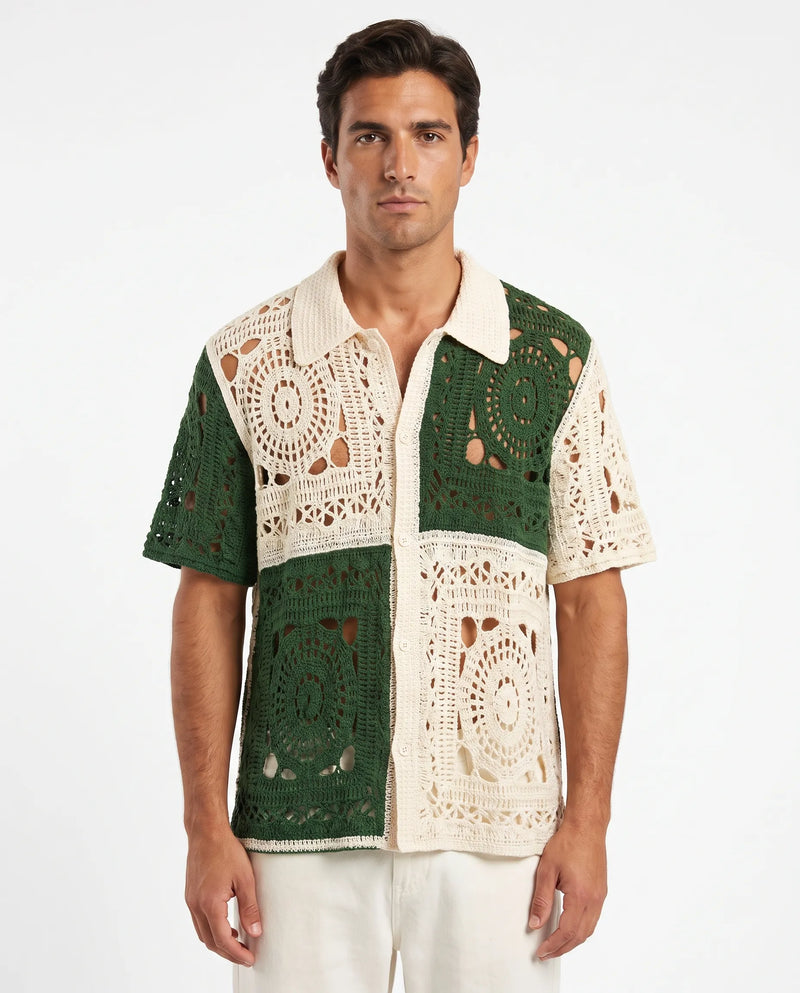 Medallion Haakwerk Kampioensshirt, Groen