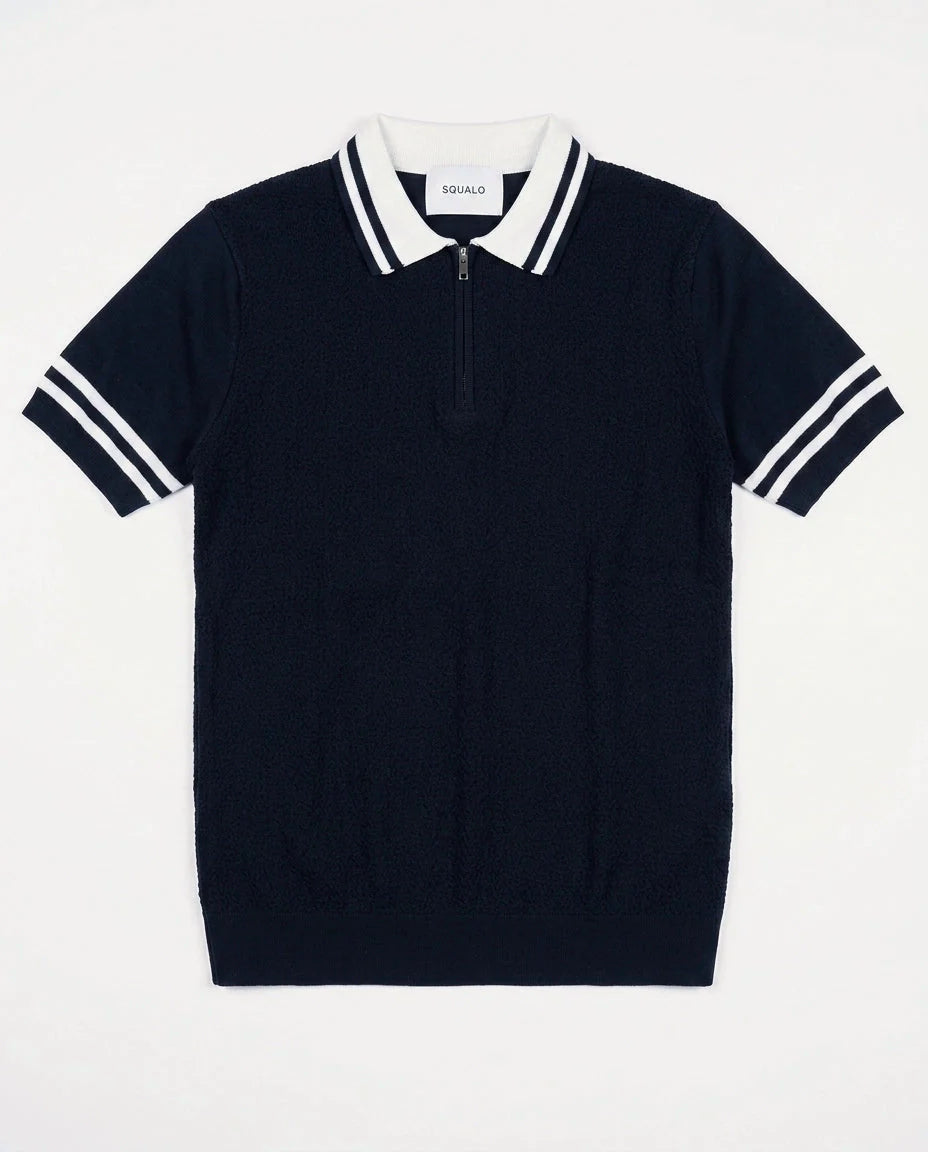 Structured Knit Polo