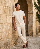 Supima Cotton Tee - Cream view 2