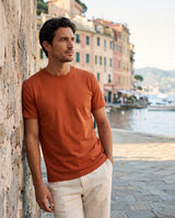 Supima Cotton Tee - Rust view 2