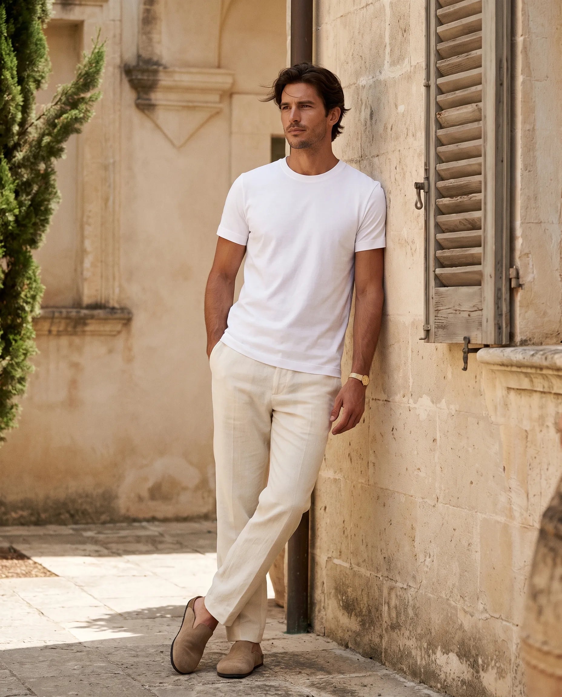 Supima Cotton Tee - White