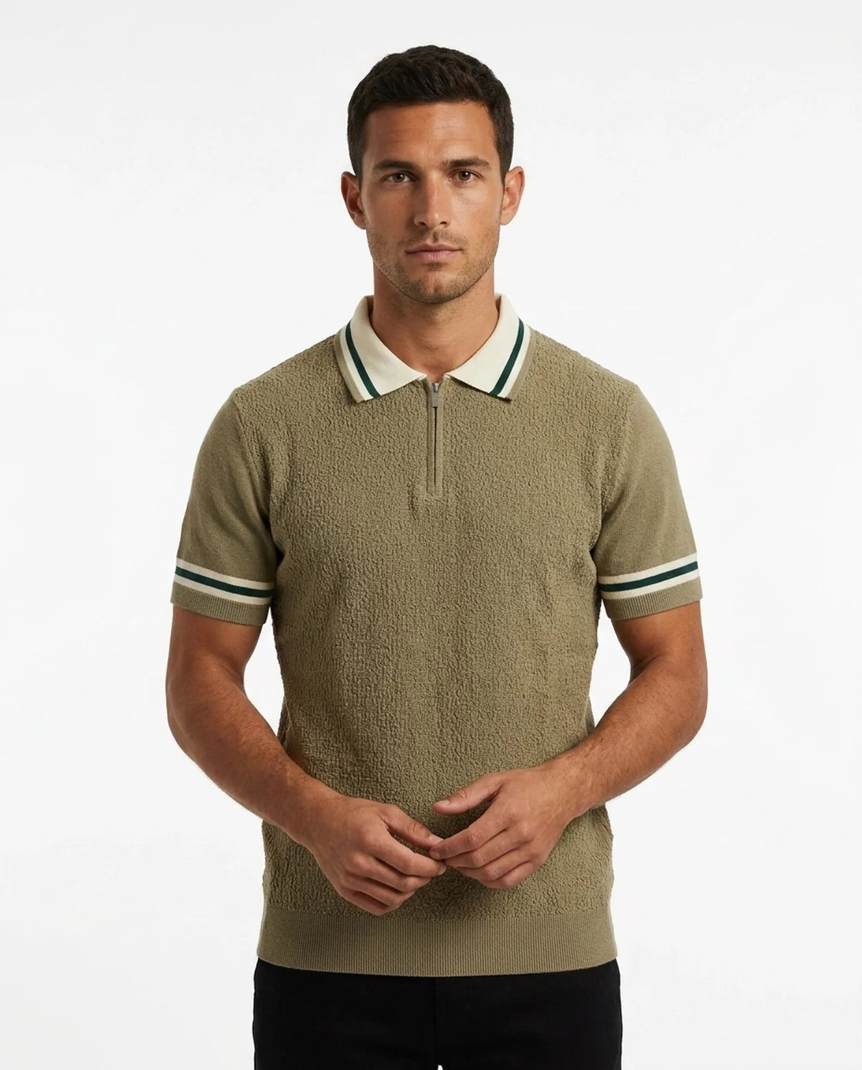 Structured Knit Polo