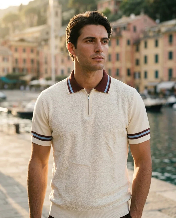 Structured Knit Polo