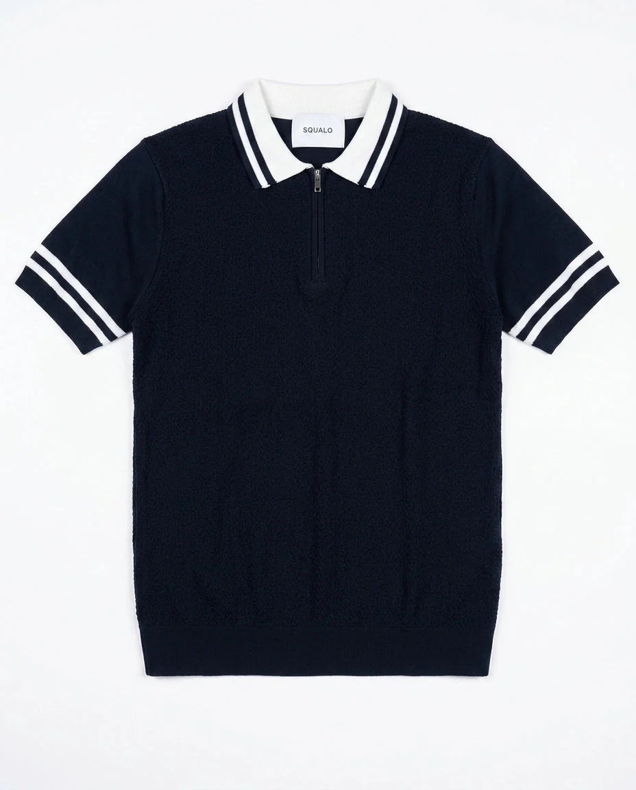 Structured Knit Polo