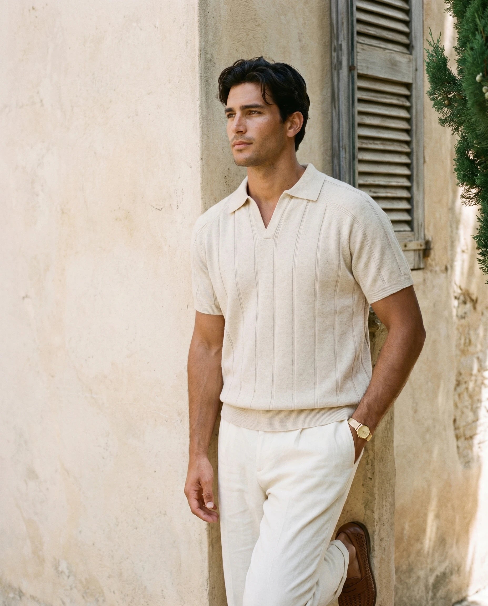 Polo Costine Avorio