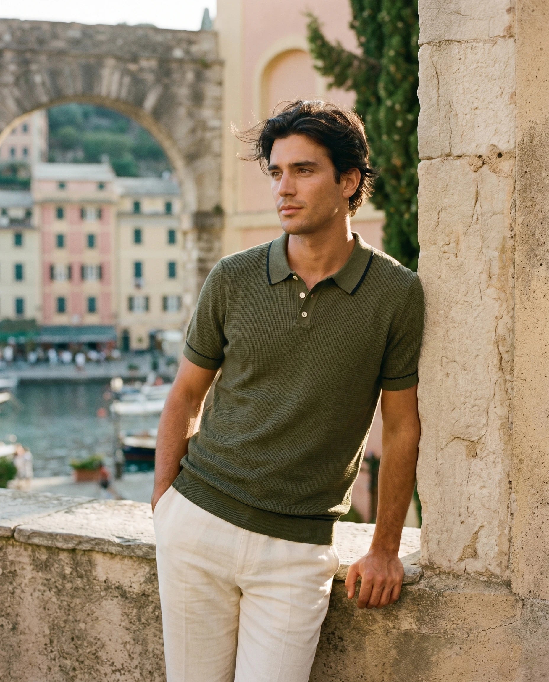 Polo Bordo Verde