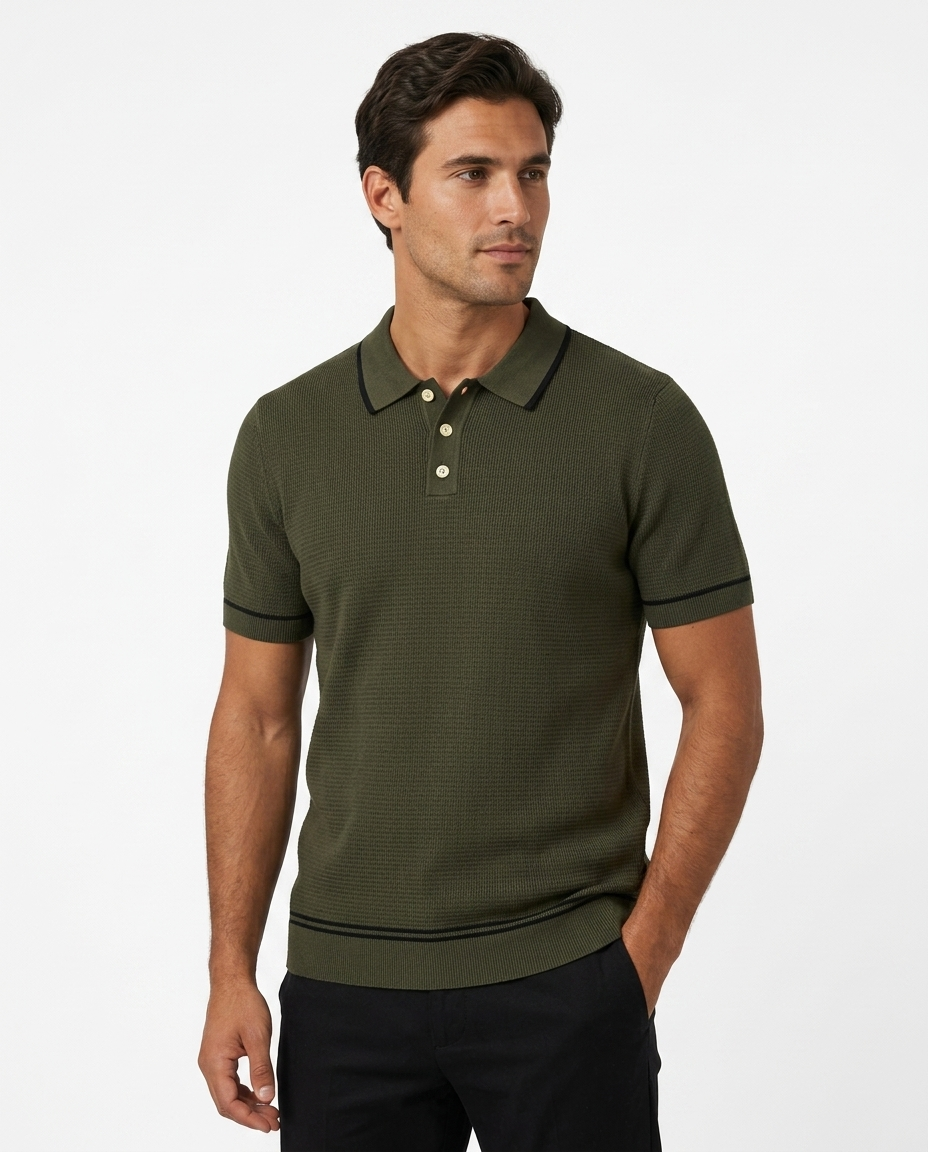 Polo Bordo Verde