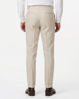 Linnen Broek met Plooien, Zand view 2