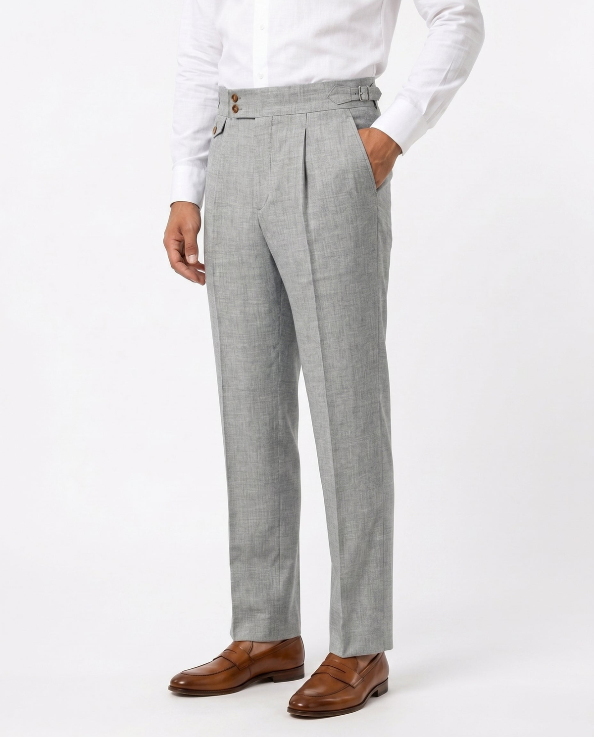 Gurkha Pants, Light Gray